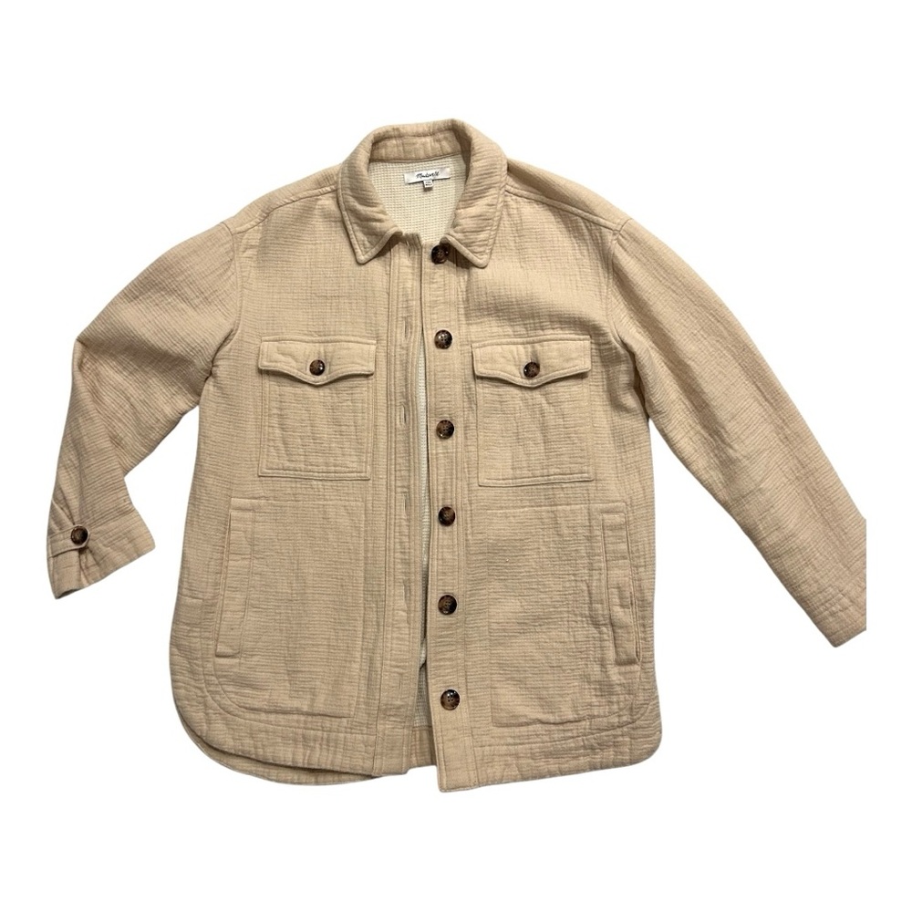 Madewell Women's Cream “Shacket”! Size XXS! Perfect oversized jacket.